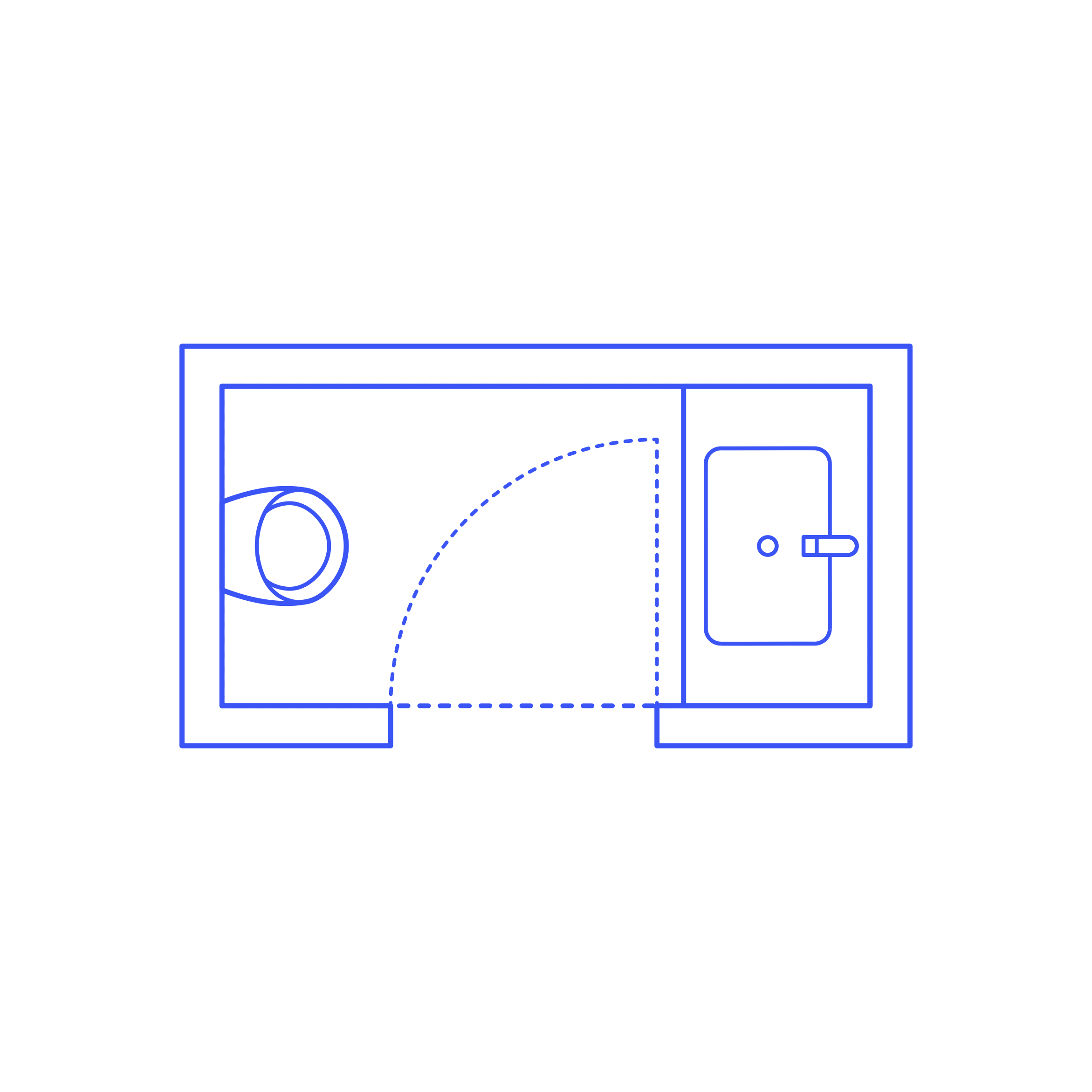 Layouts Bathrooms Half Urinal 2 Wall Facing Sticker Outline Svg File Free Vectors